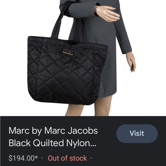 Pre owned in great condition Marc by Marc Jacobs Black
Quilted Nylon Crosby #555 - Picture 2 of 16